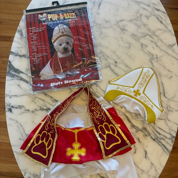 Holy Hound Pet Pope Costume Size M - Picture 3 of 5